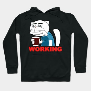 Working (meme) Hoodie